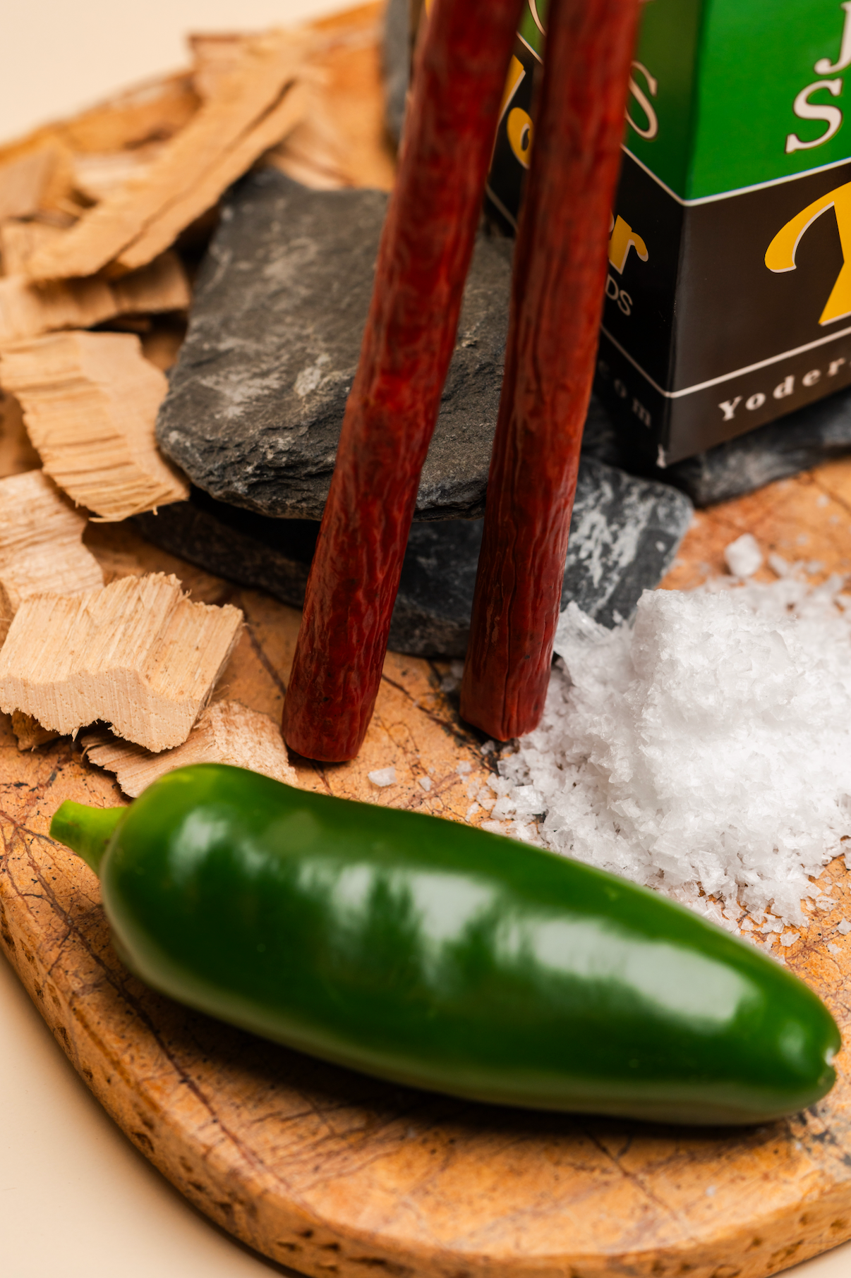 (Carton)(24ct) Jalapeno and Cheese Smoked Beef Sticks
