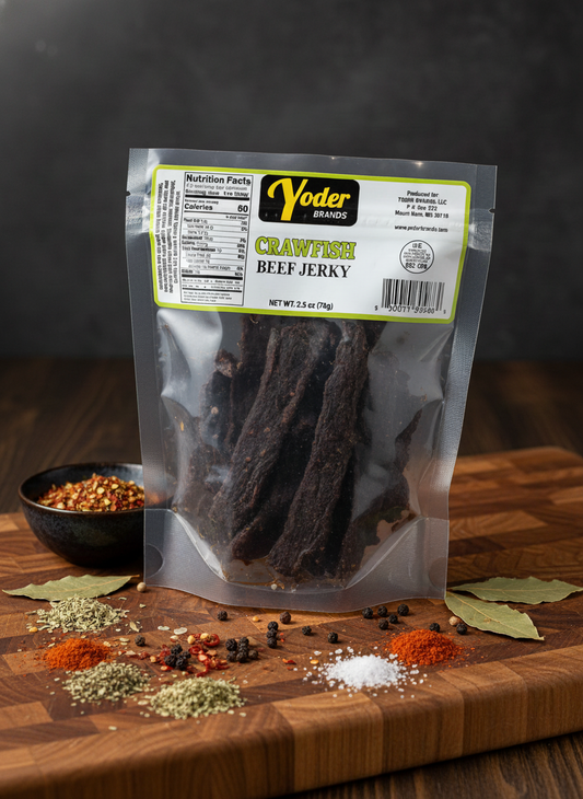 Yoder's Beef Jerky - Crawfish
